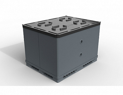 Разборный пластиковый контейнер Polybox 1450х1125